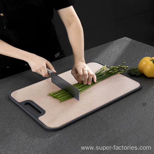 Double-Sided Cutting Board With Easy Grip Handles